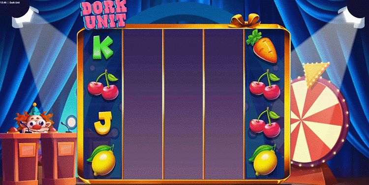Freespins in Dork Unit slot
