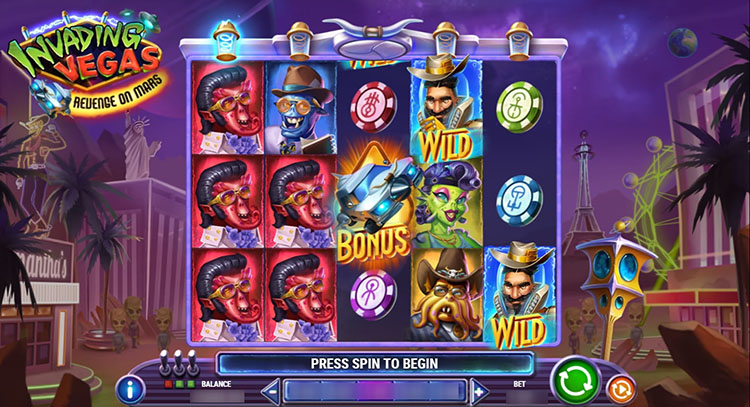 A machine about space, aliens and casinos