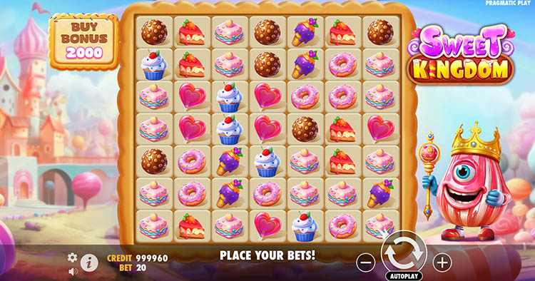 The action is set in the kingdom of sweets