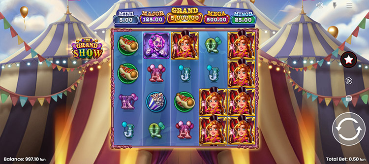 Main game screen